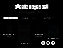Tablet Screenshot of lizzieprops.com